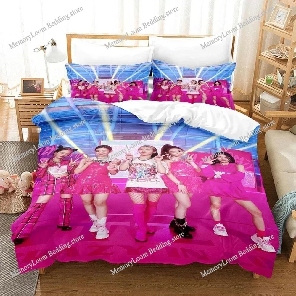 Fashion Trend Modern Kpop Group ITZY Bedding Set Single/Twin Size Duvet Cover 3D Print Stylish Soft Home Textile Set Luxury Gift