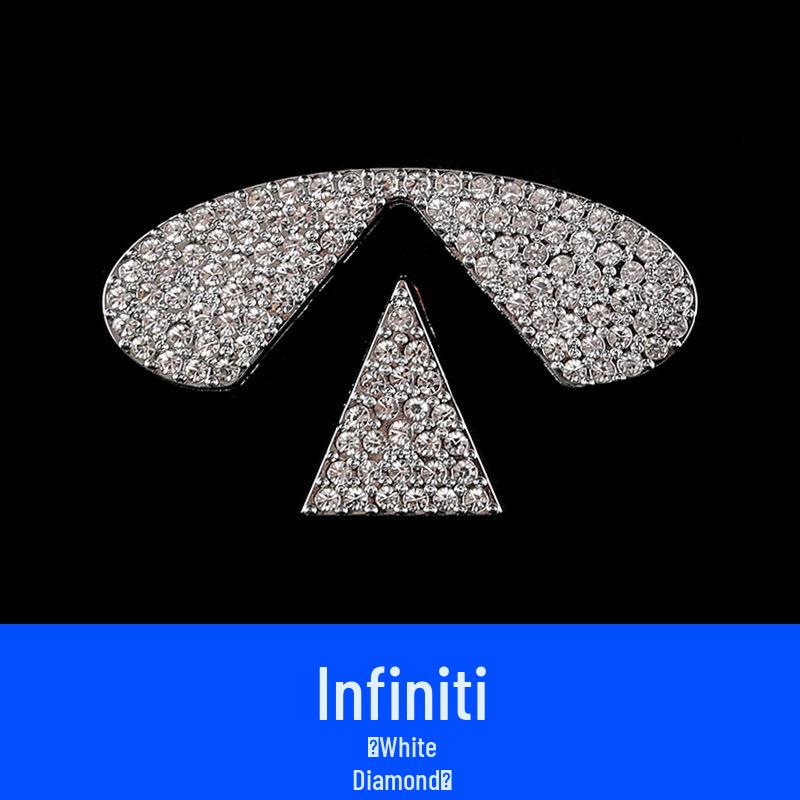 Наклейка со стразами на логотип руля - Стильное украшение салона автомобиля