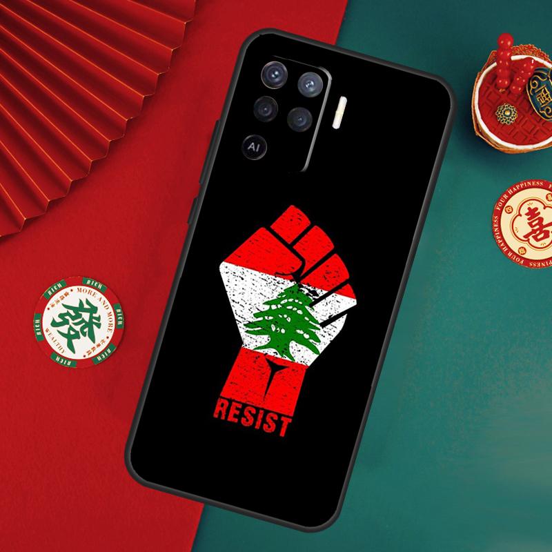 Lebanese Lebanon Flag Case For Oppo A15 A17 A57 A6 A5 Pro A54 A74 A94 A16 A76 A96 A40 A60 A80 A18 A38 A58 A78 A98