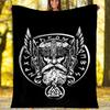 Viking Theme Printed Blanket - Perfect for Couch, Bed, Travel & Outdoor Use | Machine Washable, Cozy & Durable.