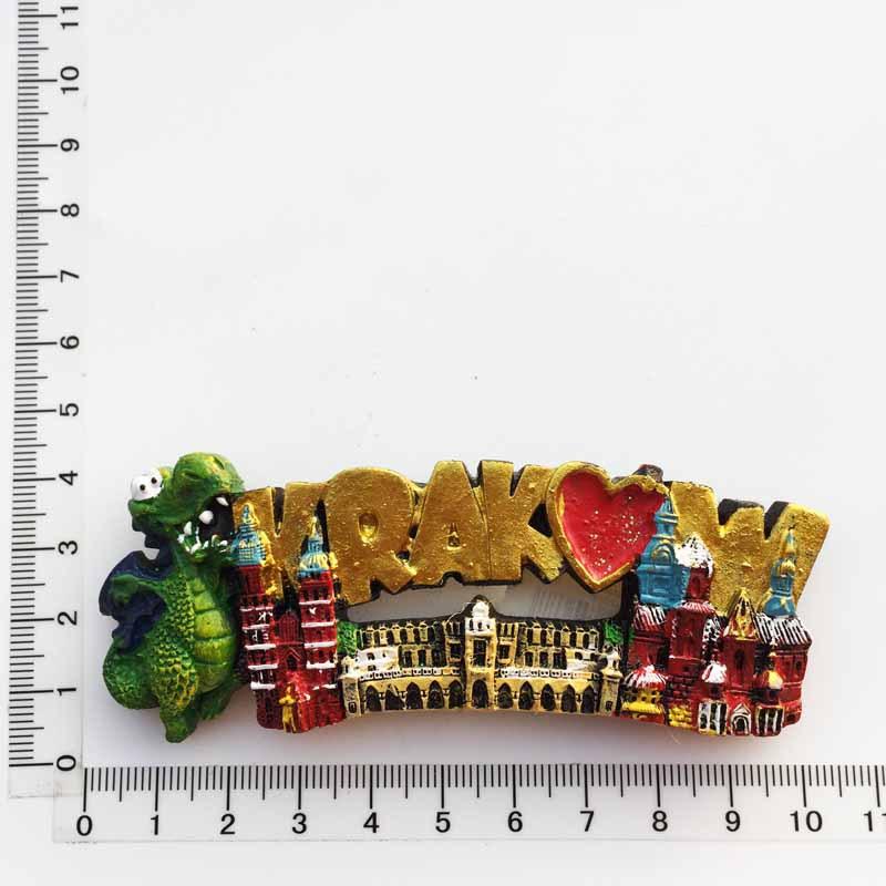 3D Польша Франция Австрия Швейцария Греция Великобритания Смола Магнит на Холодильник Ручная Роспись Холодильник Магнитные Наклейки Туристическое Ремесло Коллекция Украшения