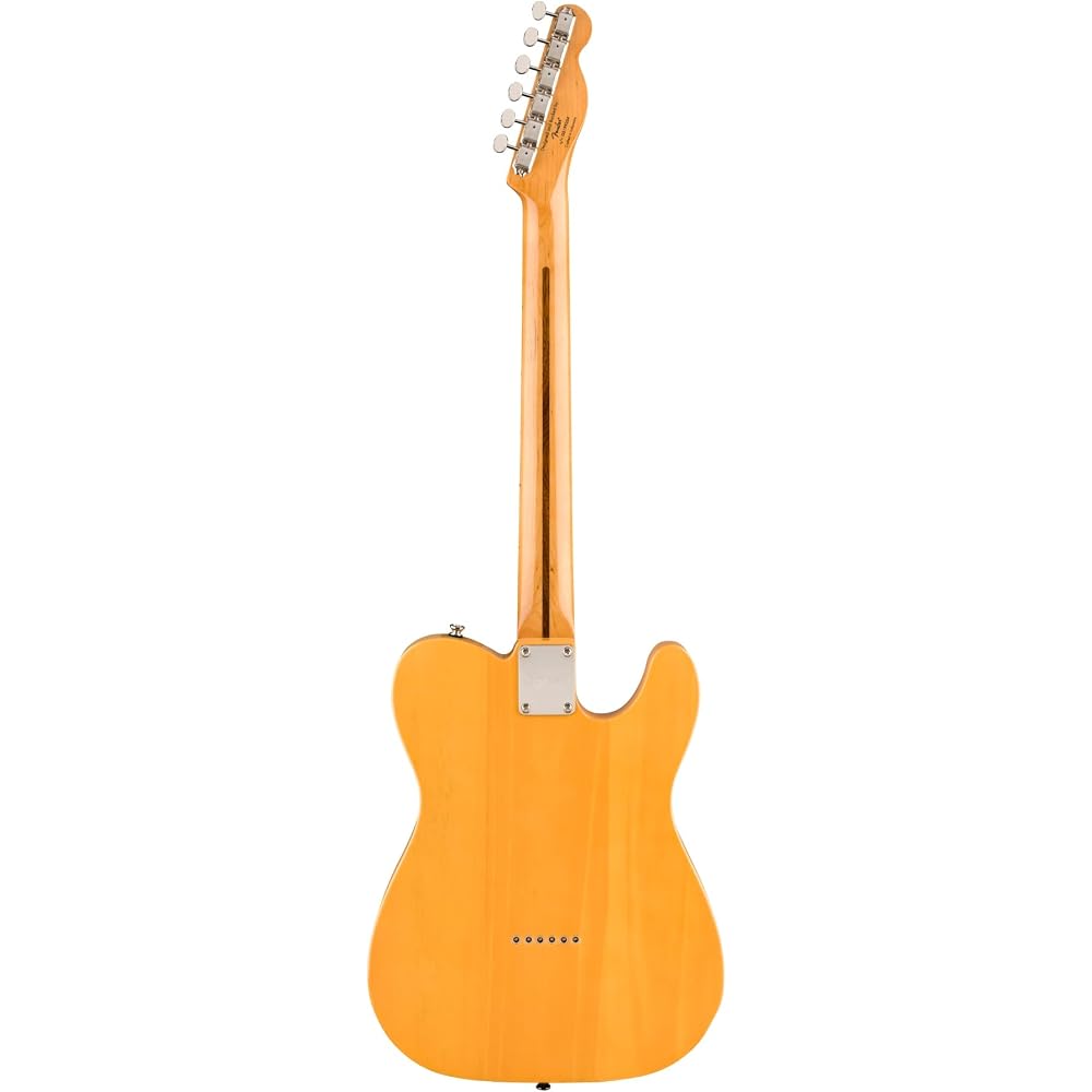 Squier by Fender Classic Vibe 50s Telecaster Left-Hand Electric Guitar Butterscotch Blonde with Soft Case