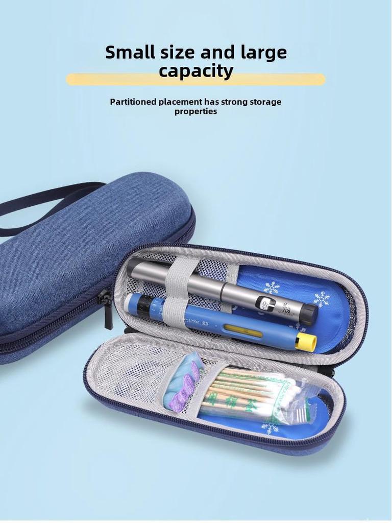 Изолированная портативная сумка для хранения инсулина для использования на открытом воздухе