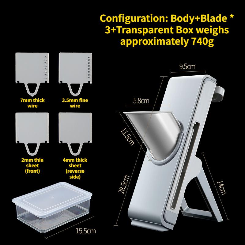 Household Meat Cutter, Manually Adjustable Shredder, Vegetable Slicer, Shredder, Slicer, Multifunctional Vegetable Slicer