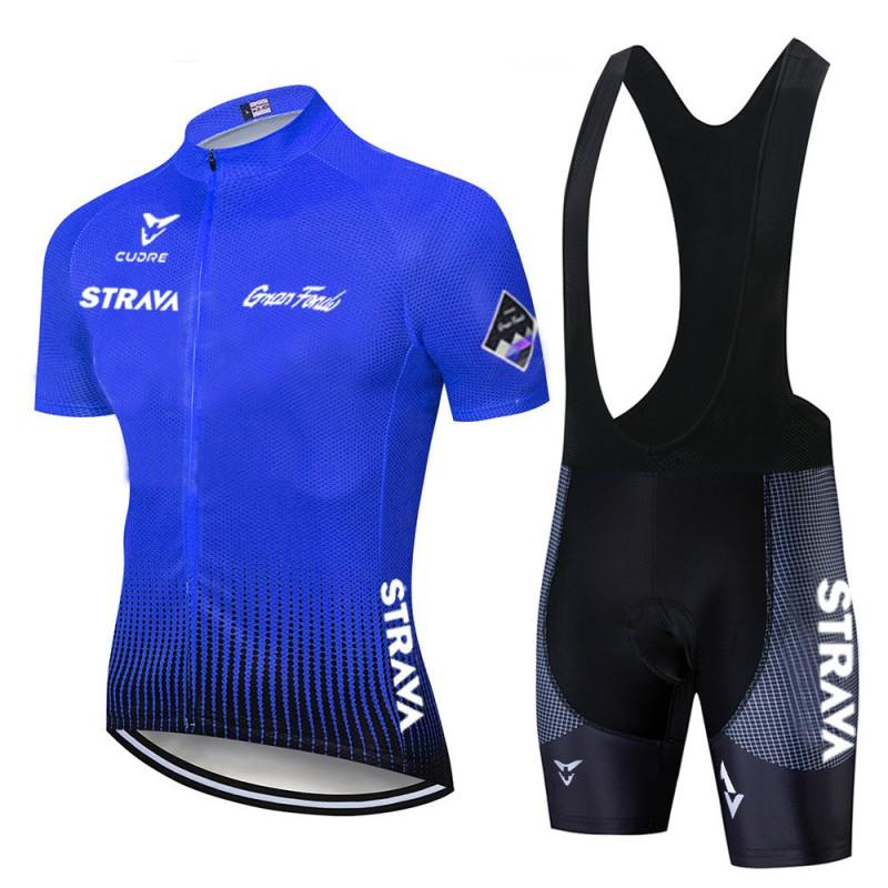 Mens Cycling Jersey Shorts Set Breathable Bike Apparel Road Outdoor Sports