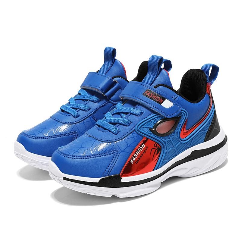 Sport Kids Leather Shoes Comfort Casual Walking Shoes for Children's Outdoor Basketball Shoes Non Slip Teen Boys Running Sneaker