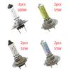 2 шт. H7 55W/100W 12V 3500-4500k Галогеновые лампы головного света с ксеноновым газом Белый/Желтый/Разноцветный Свет Лампочки Автомобильные Авто Наружное освещение