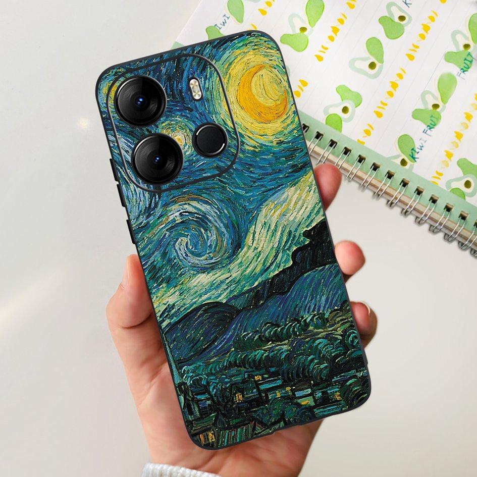 Чехол для Tecno Spark Go 2023 Модный Черный Силиконовый Мягкий Чехол для Телефона Для SparkGo 2022 Spark 6Go 2020 Задняя Крышка на Spark 8C Funda