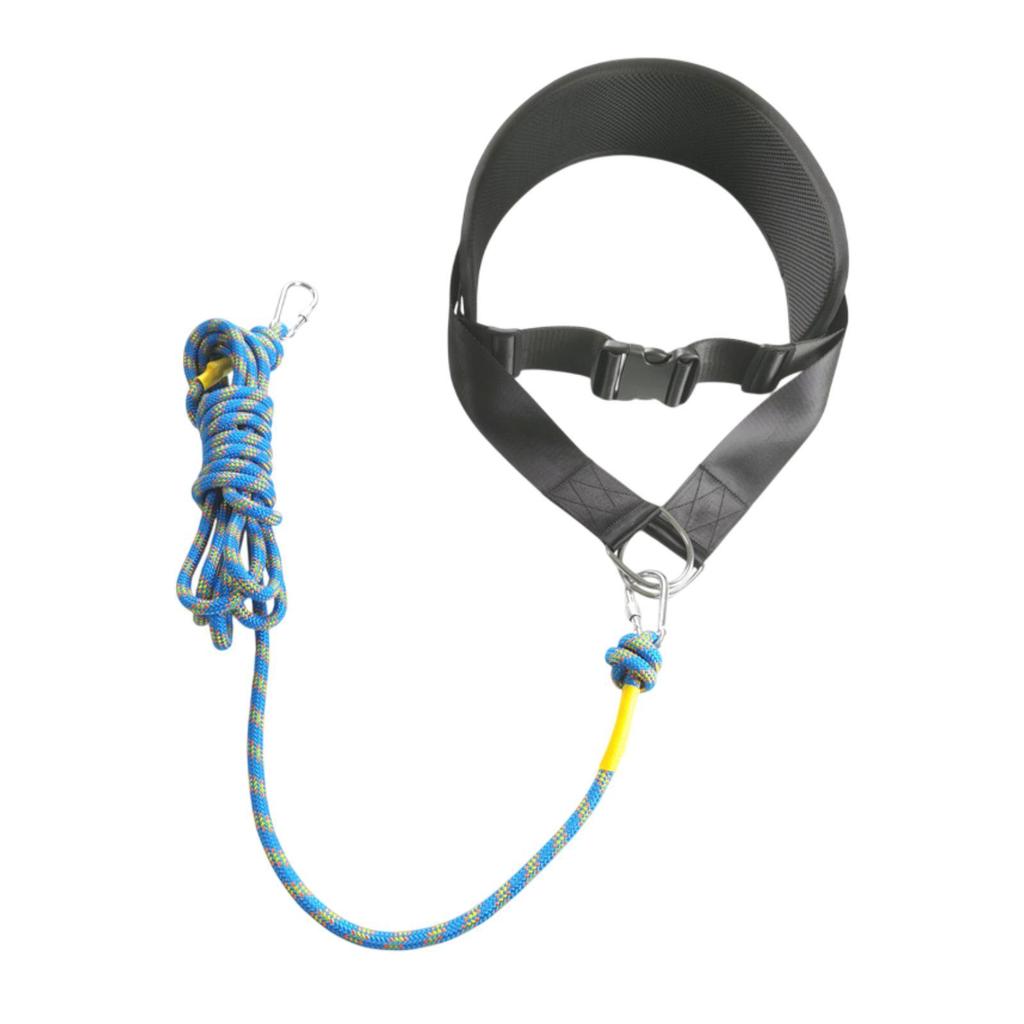 Sled Pulling Belt Adjustable Strength Strap Fitness Resistance Training