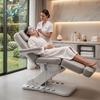 Black Electric 3 Motor Aesthetic Reclining Examination Tattoo Chair Spa Massage Table Cosmetic Facial Beauty Bed