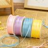 50 ярдов/рулон Тонкая лента Двусторонняя Лента для упаковки цветов Веревка-лента Упаковка подарков