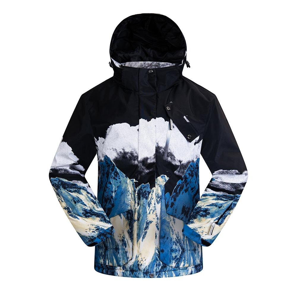 Thicken Ski Jacket for Men Windproof Waterproof Winter Outdoor Sports Hiking Snow Jackets