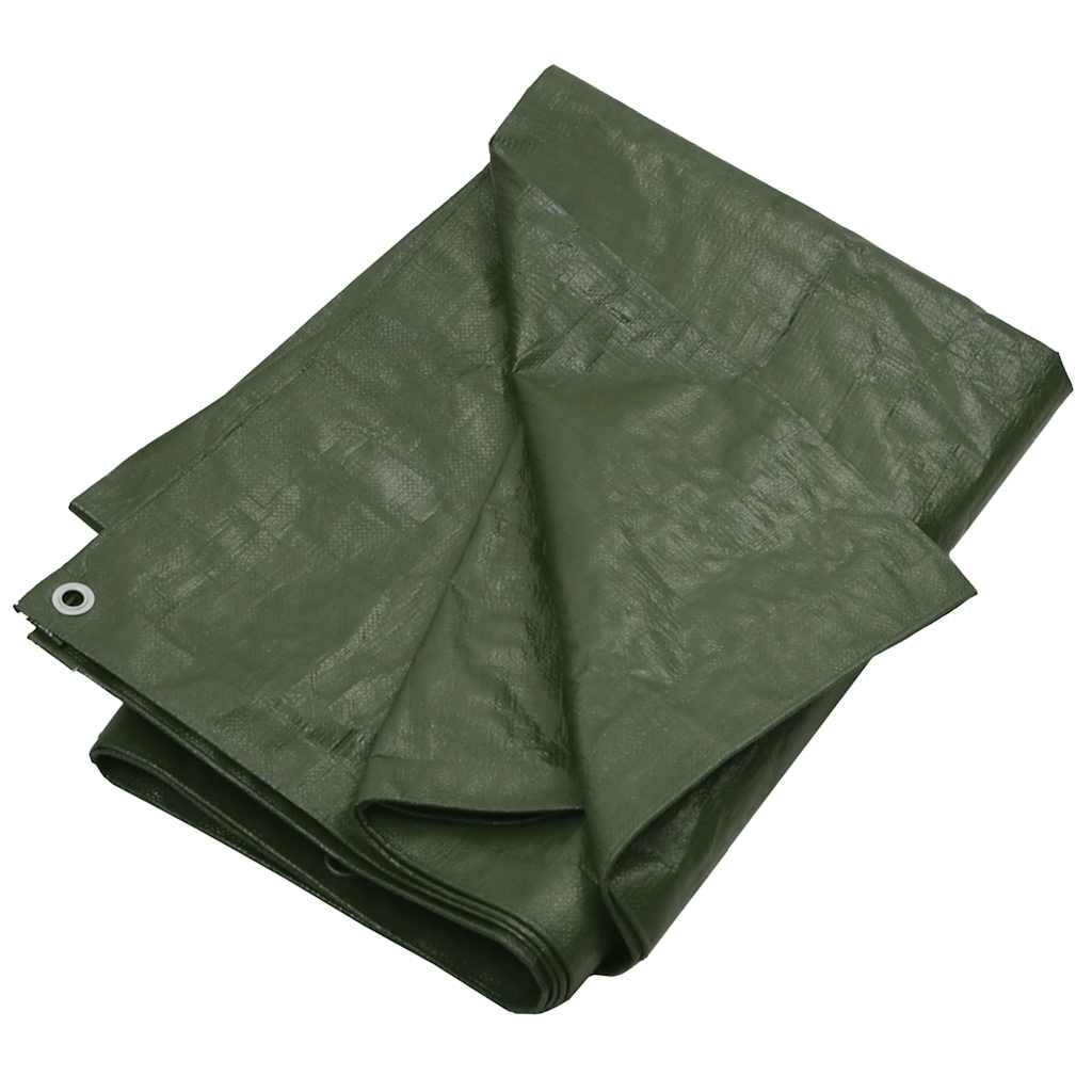 Cover Tarpaulin 180 g m² 8 x 8 m Green HDPE