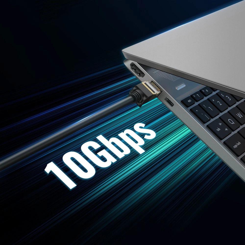 Ugreen Nw107 Rj45/Cat 7 Stp Network Cable 5M - Black