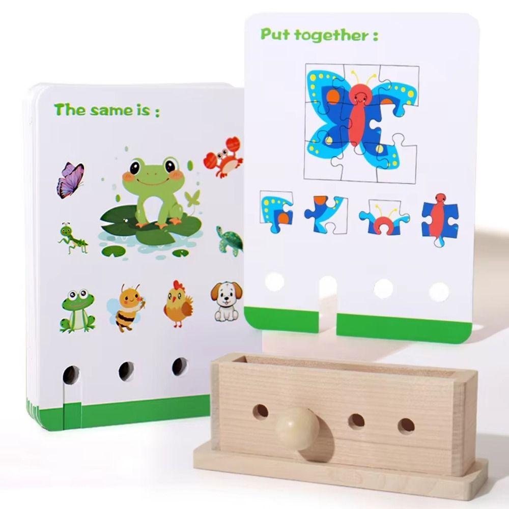 Montessori English Logic Key Puzzle Game Early Educational Key Thinking Puzzle Toy  Birthday Gifts