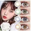 3-тоновые линзы естественного цвета для глаз, 2 шт., сексуальные цветные контактные линзы для глаз, косметические контактные линзы для глаз, косметические цветные линзы для глаз