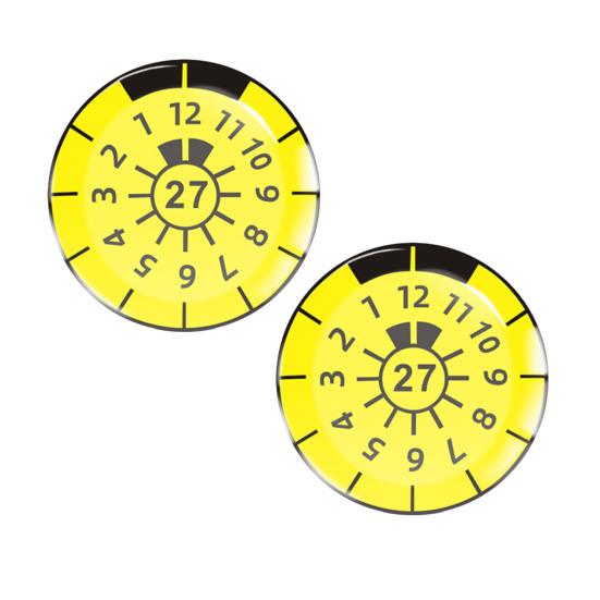 2 шт. 3D гелевые купольные наклейки яркие цвета простая установка универсальные наклейки на номерной знак автомобиля