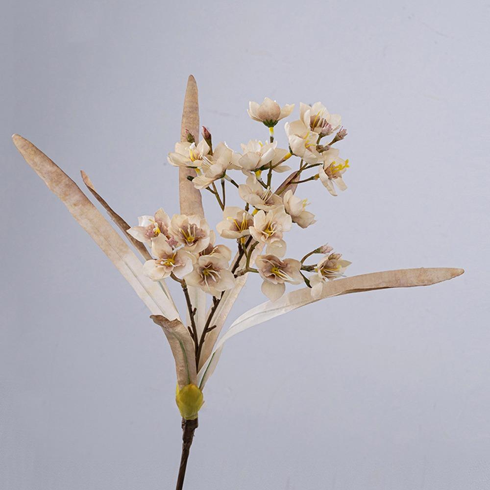 Elegant Silk Narcissus Flower Luxury Fake Flower Artificial Narcissus Branch  Wedding Decor