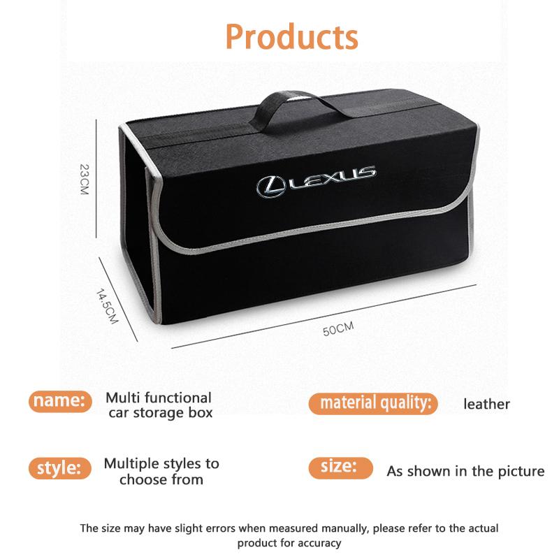 2026 Hot Interior Stickers Lexus Car Trunk Organizer Storage Tidying Foldable Accessories Supplies For IS250 IS460 RX300 UX IS20