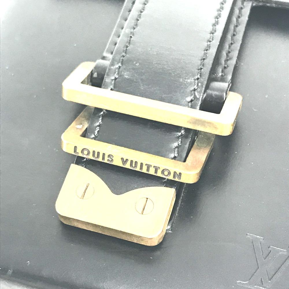 Louis Vuitton M92222 Liege line Pister Waist Pouch Belt Bag Pouch Leather Black