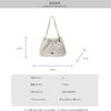 Fashion Bag Women's New Large-capacity Rhombus Embroidery Thread Chain Tote Bag Shoulder Bag