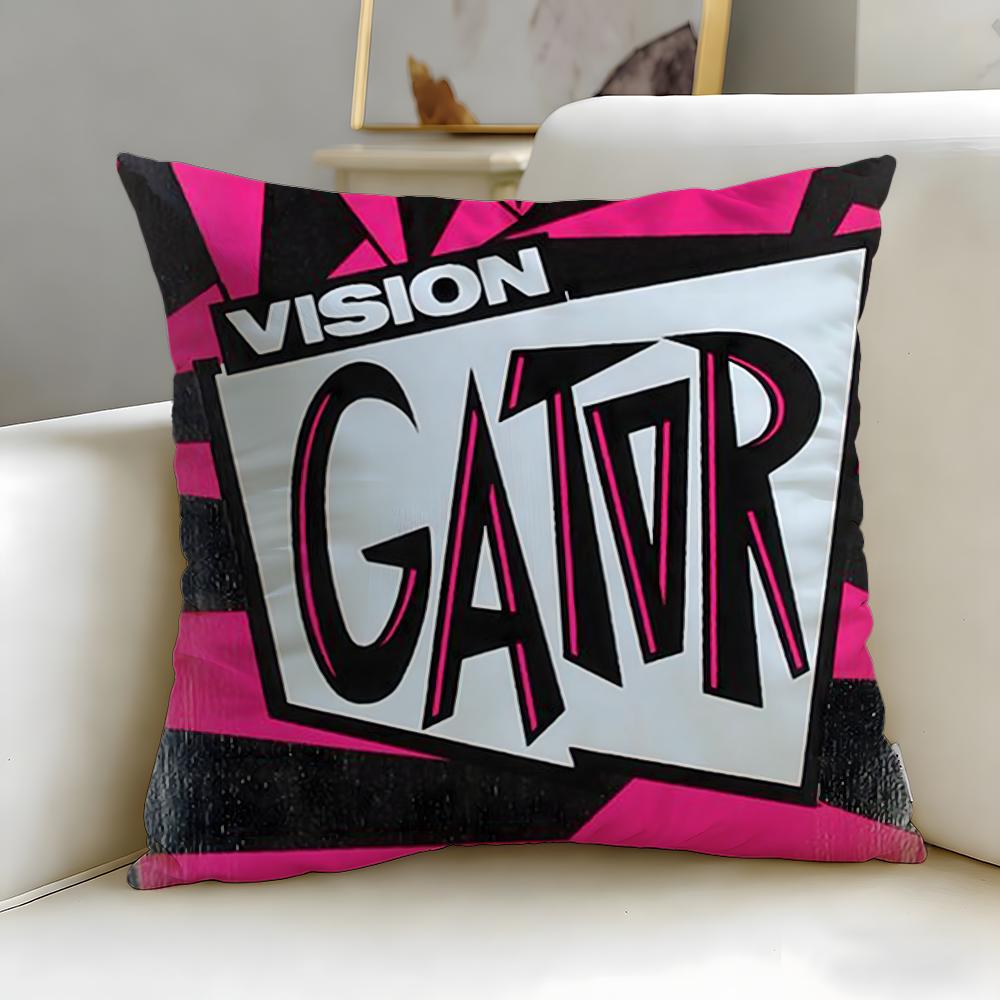 Fashion Vvision Street Weariou Cushion Cover Soft EasyWash Pillow Case Versatile for Couch Bed Travel and Office