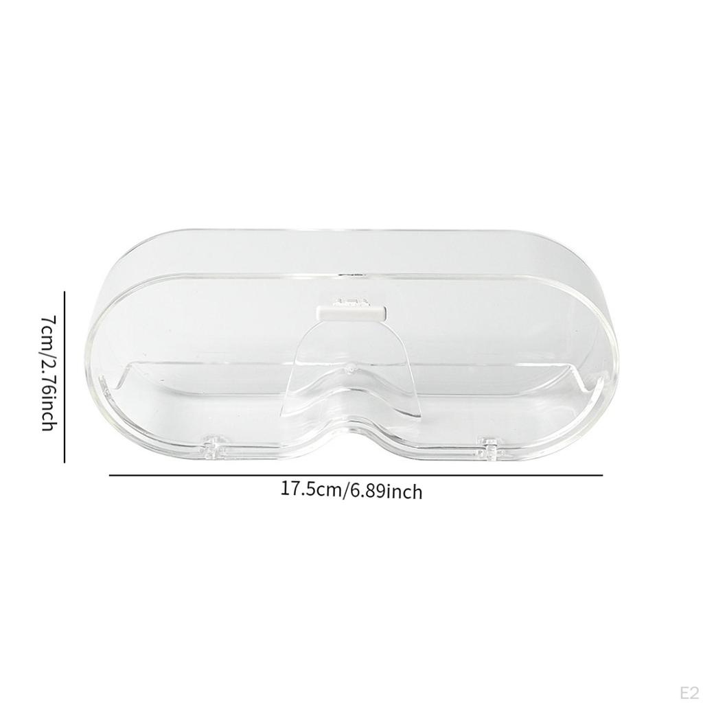 Настенный держатель для очков, прозрачный футляр, многофункциональный дисплей для солнцезащитных очков для спальни