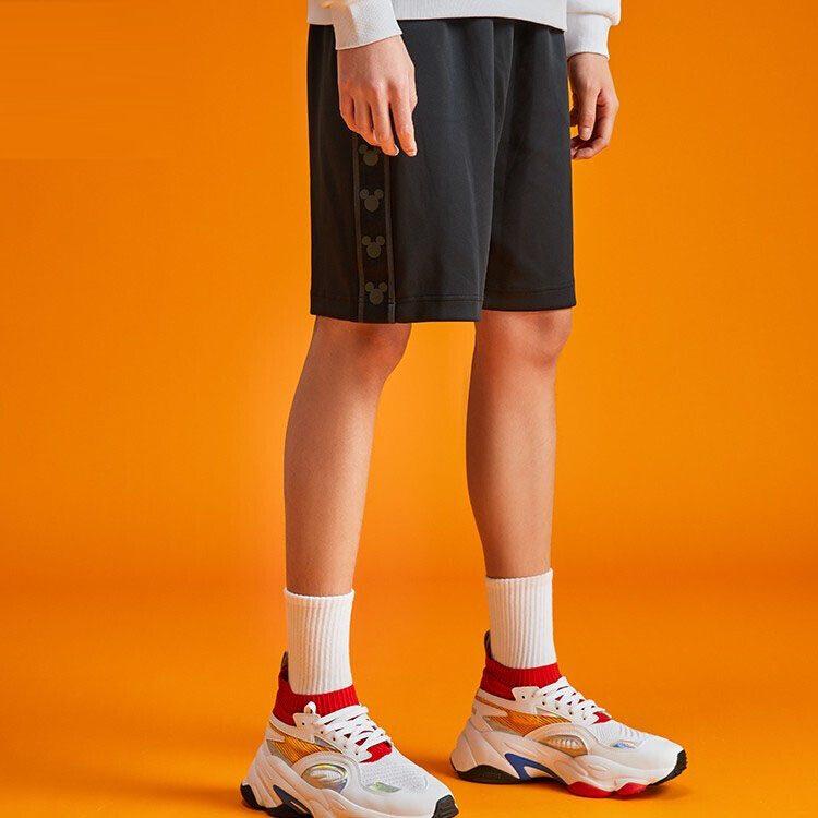 Li Ning x Disney Повседневные шорты Мужские Черные AKSR531-5