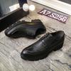 Модные Модные На толстой подошве Увеличивающие рост Мужские броги Универсальные Высококлассные Деловые туфли для мужской рабочей обуви