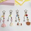 Resin Puppy Bead Pendant Keychain Trendy Earphone Case Charm Accessory Fashionable Phone Chain for Women and Girls