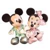 Mickey & Minnie Pair Plush Toys In Colorful Dresses, Wedding Welcome Dolls, Bridal, Disney Souvenirs [Tokyo Disney Resort Exclusive]