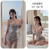 Sexy lingerie transparent embroidery sexy Japanese chest wrap kimono uniform seduction passion suit