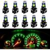 WLJH 10 Pack White Canbus T5 Led Bulb 2721 37 74 Wedge Lamp PC74 Twist Sockets Dash Dashboard Lights trument Panel Cluster Leds Car Replacement