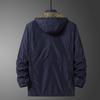New Jacket Men's Hooded Jacket Spring and Autumn Youth Casual Medium and Long Jacket Men's Jacket