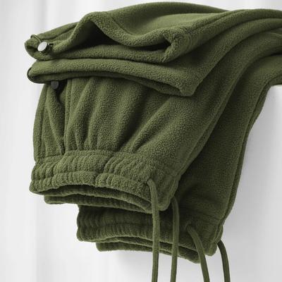 Зимние женские флисовые шаровары женские унисекс свободные широкие спортивные штаны с высокой талией на шнурке удобные прямые мешковатые спортивные штаны