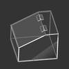1/5Pcs Acrylic Clear Hinges Self-Adhesive Folding Hinges Simple Installation Cabinet Drawer Replacement Hinges Hardware Tools