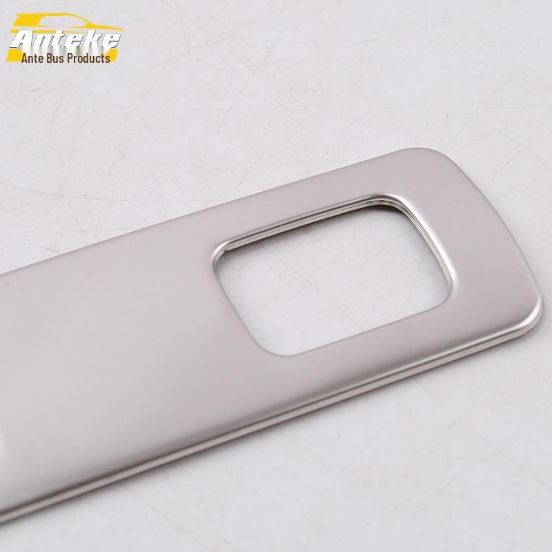 Fits XC60: Stainless Steel Headlight Control Trim, Switch Adjustment Patch for 18 Models.