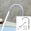 Sink Faucet Single Hole Foot Pedal Control Cold Water Faucet Corrosion-resistant