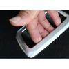 Matte Silver Car Rear Tail Box For BMW X1 F48 Board Handle Frame Trim 2016-