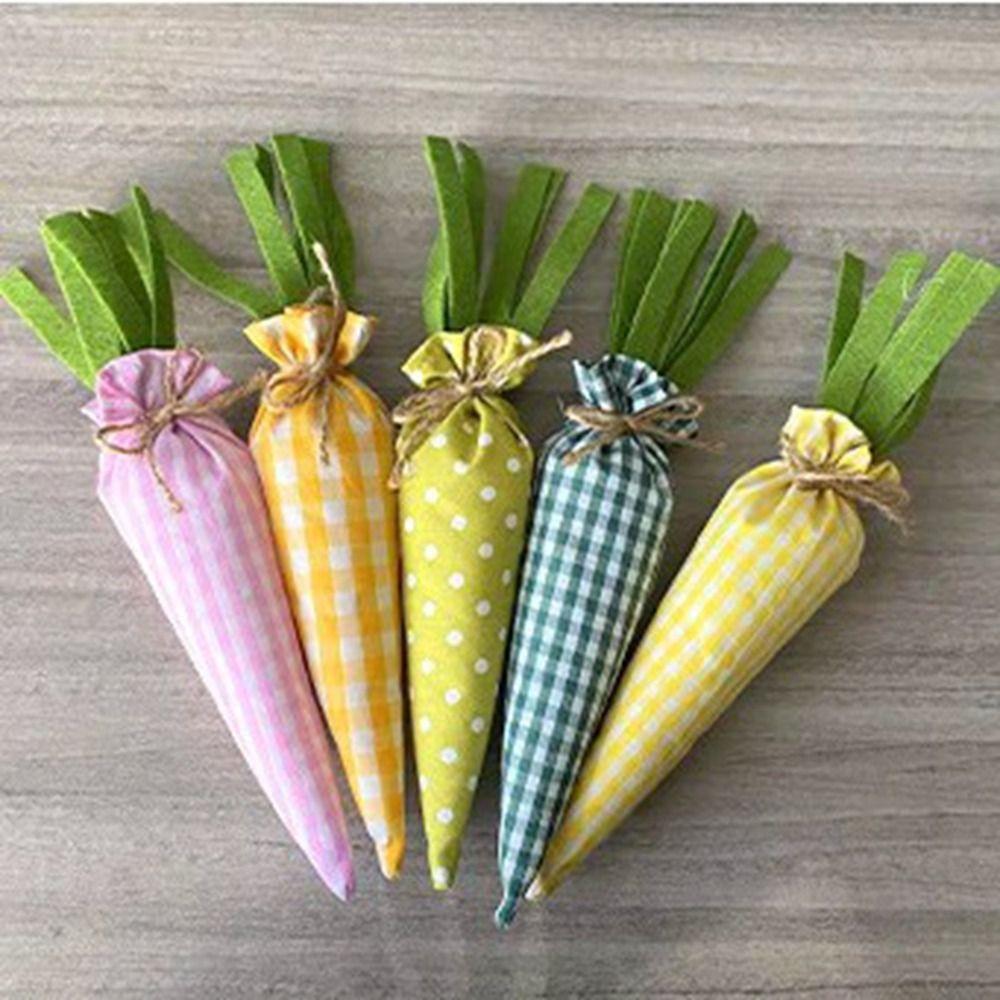 Пасхальная кукла-морковка, подвесная тканевая игрушка для вечеринки, украшение для пасхального декора