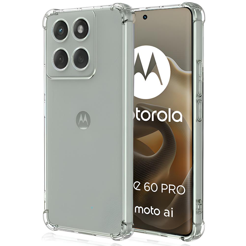 Armored case for Motorola Edge 60 Pro, Dropproof - transparent