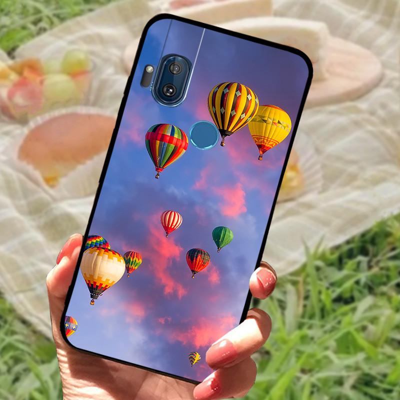Чехол-бампер для Moto One Hyper, силиконовый, мягкий, с рисунком мрамора, черный, для Moto OneHyper, защитный