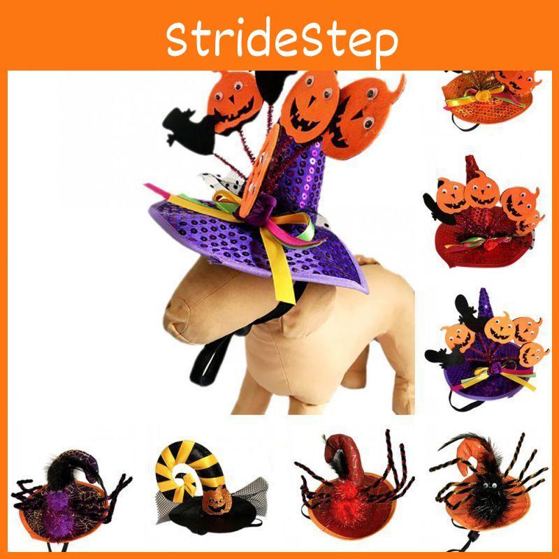 Halloween Hat Witch For Dog Cat Pet Party Fancy Dress Up Costume Accessories