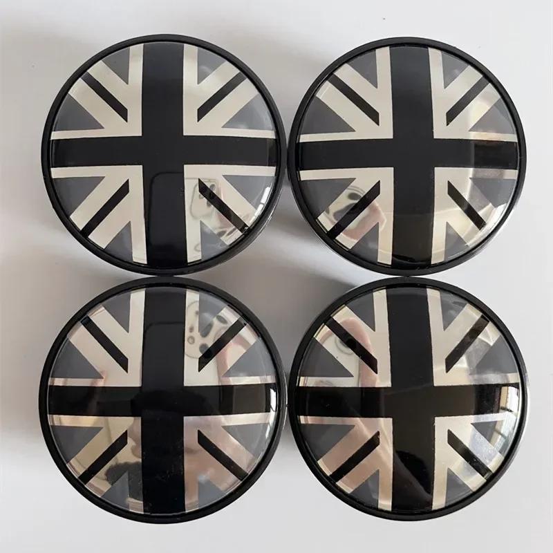 4Pcs 54MM Car Wheel Center Cover Sticker Hub Caps Accessories For Mini Cooper S JCW One R55 R56 R60 R61 F54 Clubman Countryman