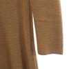 FOXEY Made in Japan wool 7 minutes sleeve knit one piece 38 Brown Women Used