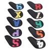 PU Golf Club Head Cover Golf Iron Club Head Covers Headcovers for Golfer Lovers Dazzling Colorful Characters