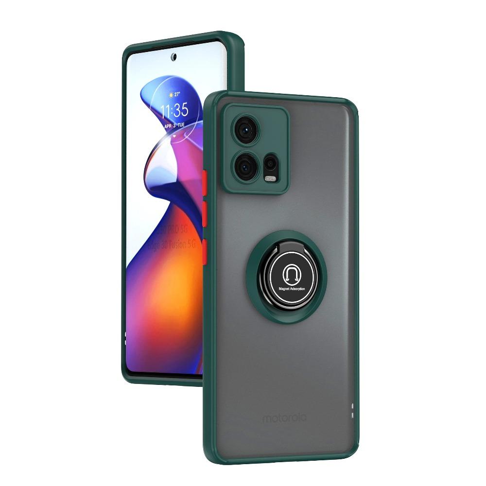 Магнитный чехол-подставка Магнитный держатель Чехол для телефона для Motorola Moto Edge 30 Fusion Противоударный чехол Вращающаяся на 360° подставка-кольцо
