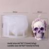 Свеча Череп Рельеф Розы Силиконовая Форма 3D Хэллоуин Призрак Коготь Роза Шар Ароматерапия Подвеска Формы Праздничный Декор Аксессуары