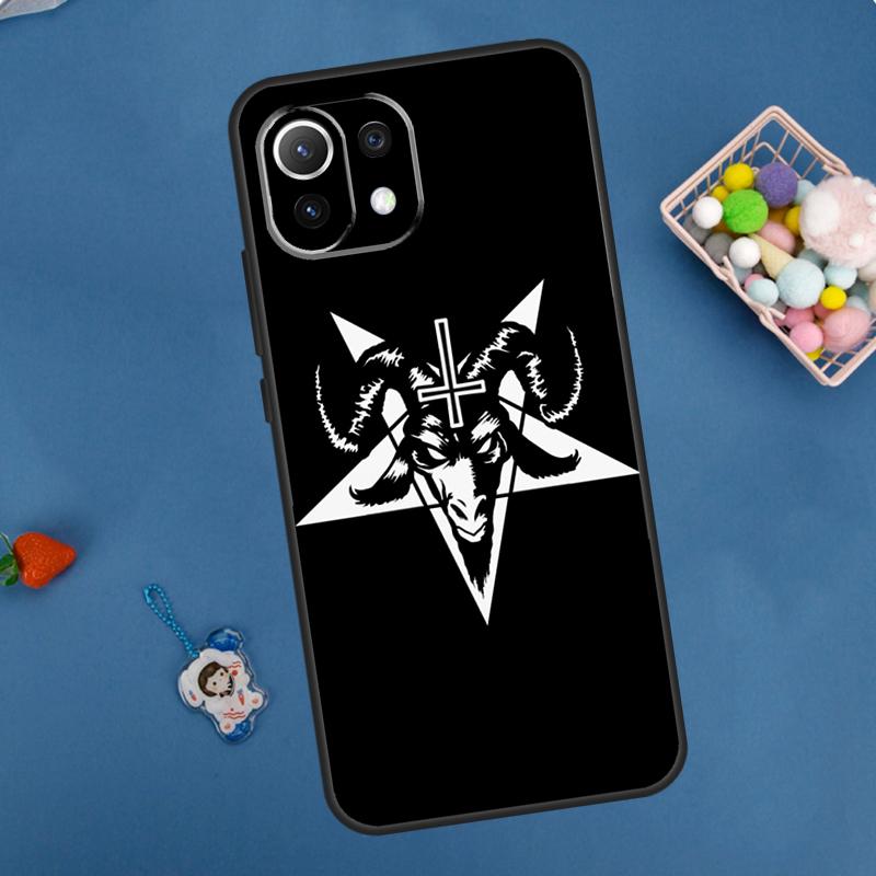 Чехол с головой козла Сатаны для Xiaomi 15 Ultra 13 14 11T 12T 13T 14T Pro POCO X7 Pro F5 F6 M6 X3 X5 X6 Pro Чехол