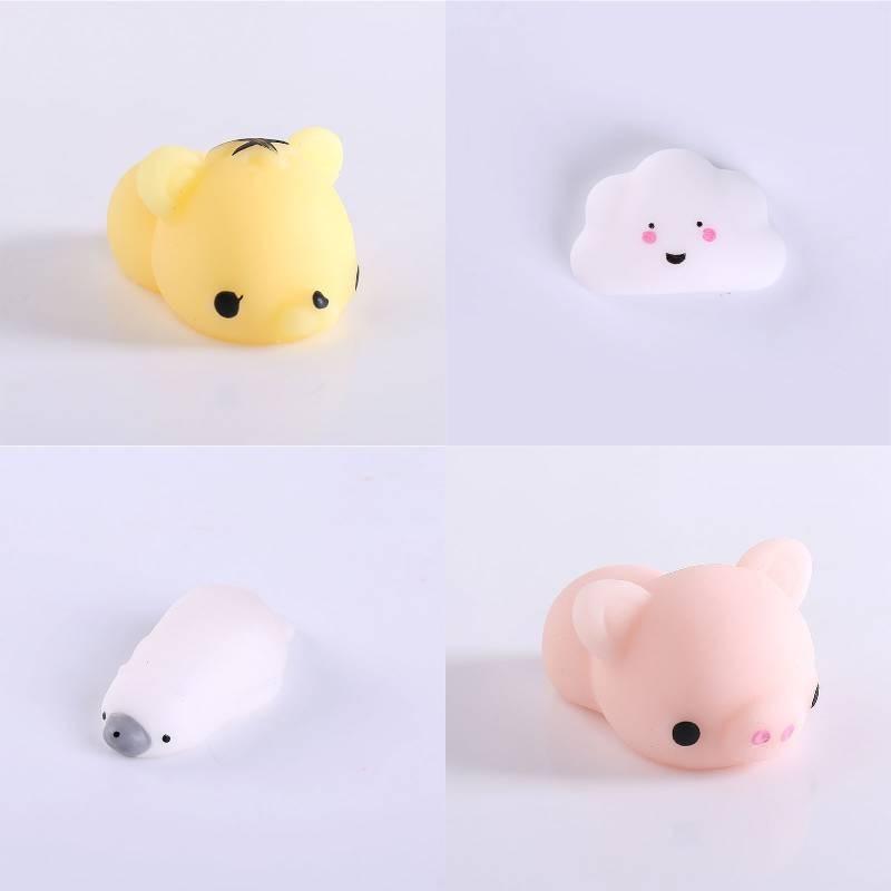 Mochi Funny Soft Animal Squeeze Stretch Compress Squishy Decompression Dolls Toy
